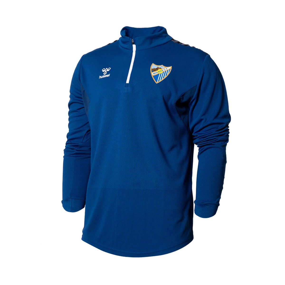 Sweatshirt Hummel Malaga CF Pre Match 2023 2024 True Blue Futbol Emotion