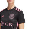 Camiseta Inter Miami CF Segunda Equipación 2023-2024 Mujer Black - Pink
