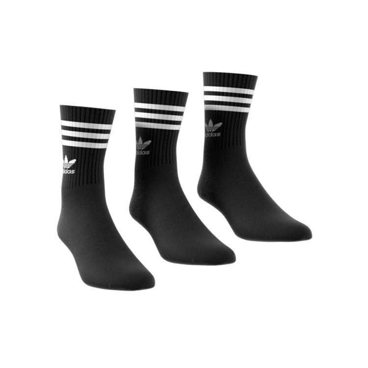 calcetines-adidas-crew-3-stripes-black-1