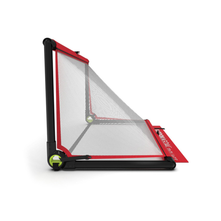 Portería Bazooka Goal Multiusos PVC (120 x 75) Red-White - Fútbol Emotion