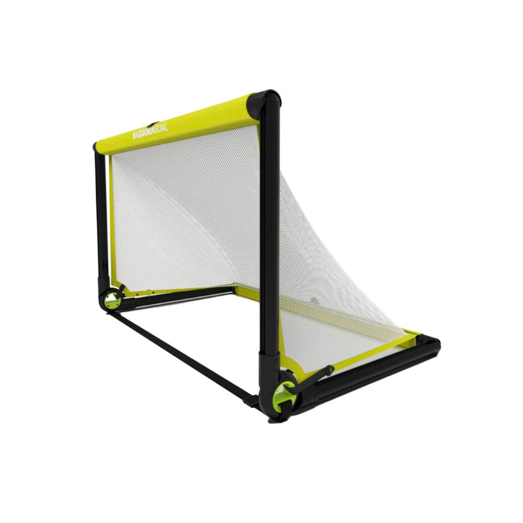 Bazooka Goal Baliza Multiusos PVC (120 x 75) Yellow-White - Fútbol Emotion