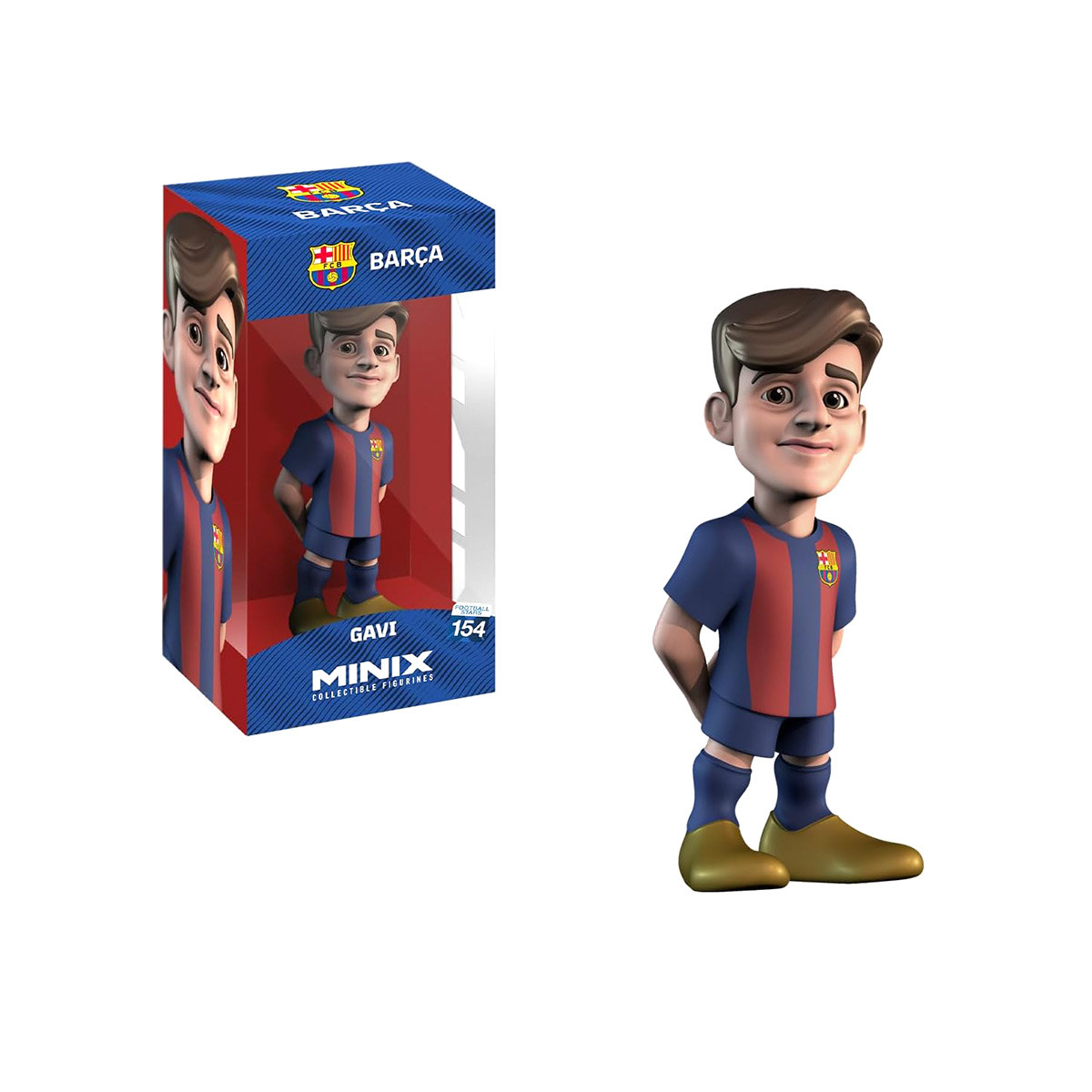 Banbo Toys Poupée Minix FC Barcelona (12 cm) Gavi - Fútbol Emotion