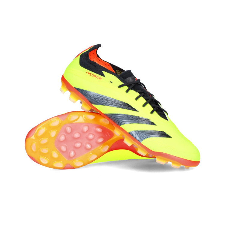 Football Boots adidas Predator Elite 2G 3G AG Team Solar Yellow Core Black Solar Red Futbol Emotion