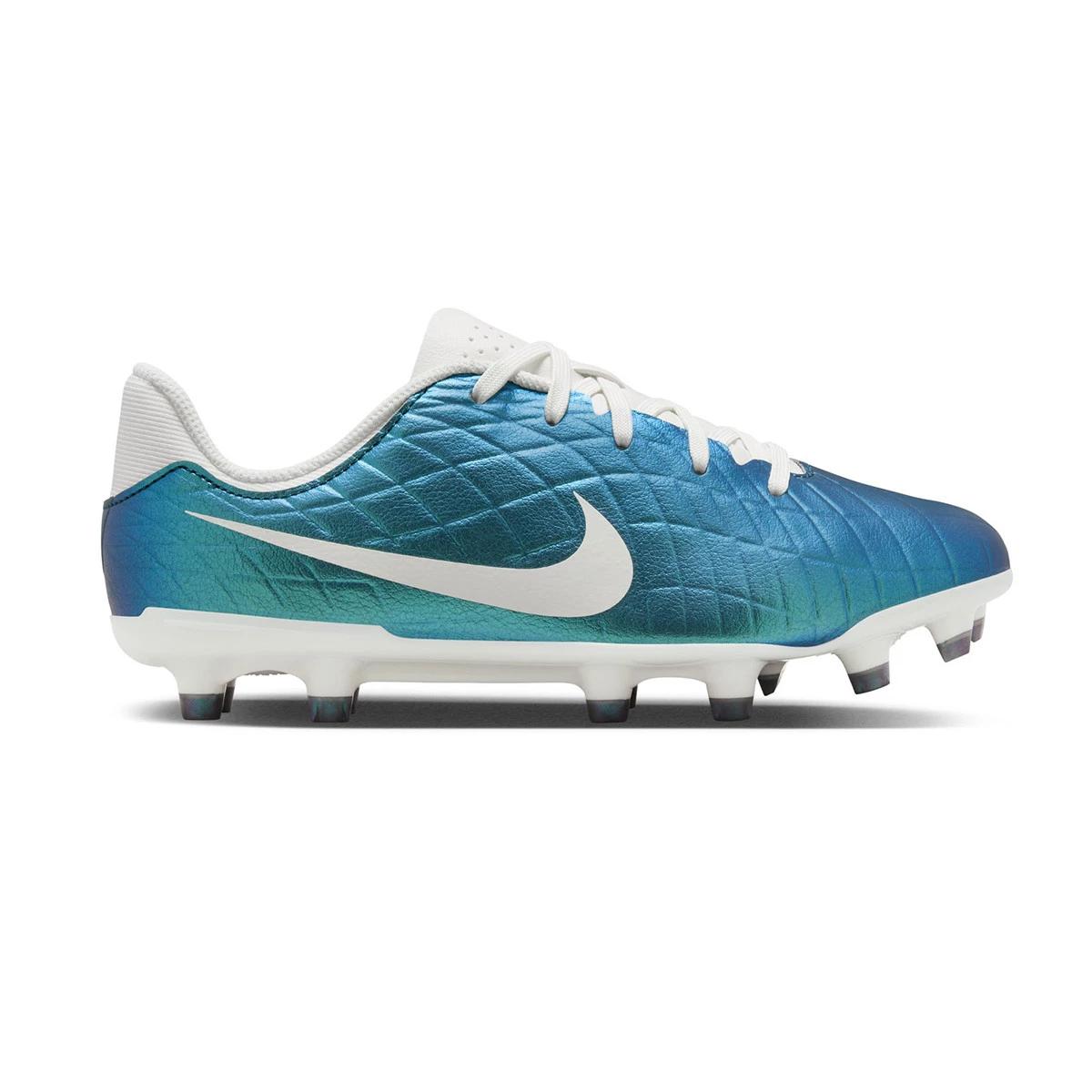 Football Boots Nike Kids Tiempo Emerald Legend 10 Academy FG MG Dk Atomic Teal Sail Futbol Emotion