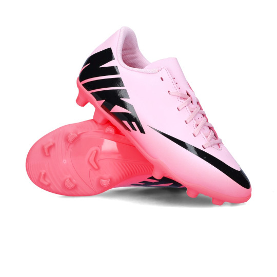 Bota de futbol Nike Zoom Mercurial Vapor 15 Club FG MG Nino Pink Foam Black Futbol Emotion
