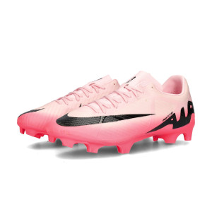 Football Boots Nike Air Zoom Mercurial Vapor 15 Academy FG MG Pink Foam Black Futbol Emotion