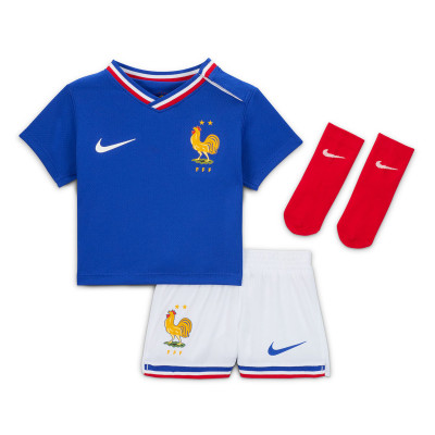 Komplet Francia Primera Equipación Eurocopa 2024 Bebé