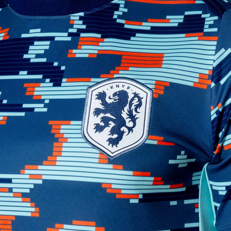 camiseta-nike-holanda-pre-match-eurocopa-2024-blue-void-copa-white-2