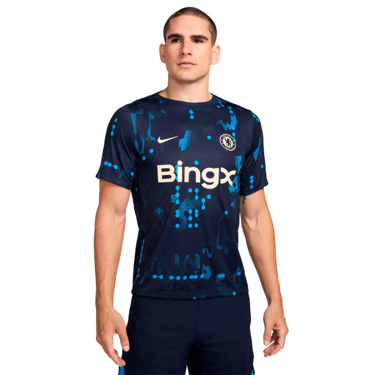 Jersey Nike Chelsea FC Pre-Match 2024-2025 Obsidian-Guava Ice-Home