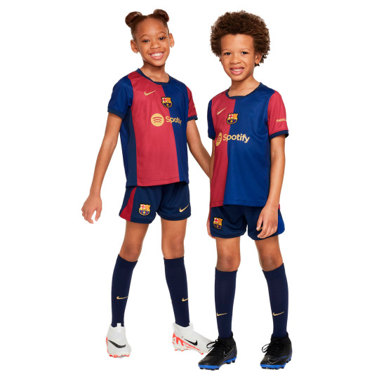 Kit Nike Kids FC Barcelona 2024-2025 Home Deep Royal Blue-Noble