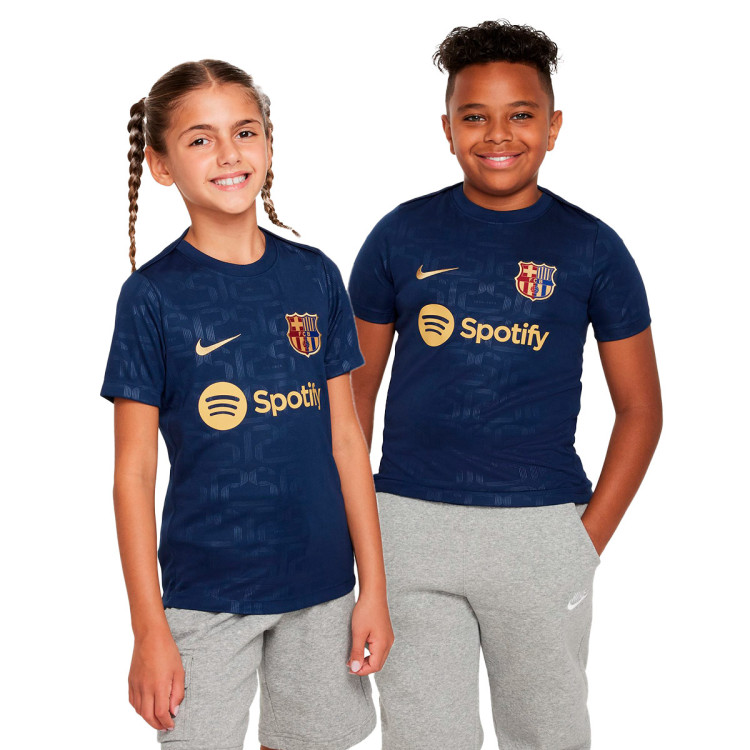 Jersey Nike Kids FC Barcelona Pre-Match 2024-2025 Midnight Navy