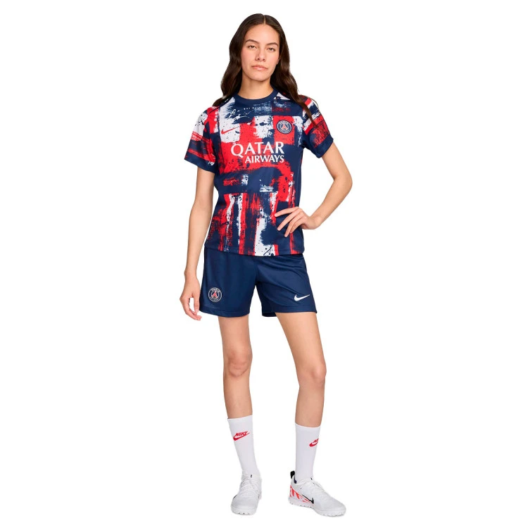 camiseta-nike-psg-pre-match-2024-2025-mujer-midnight-navy-university-red-white-5