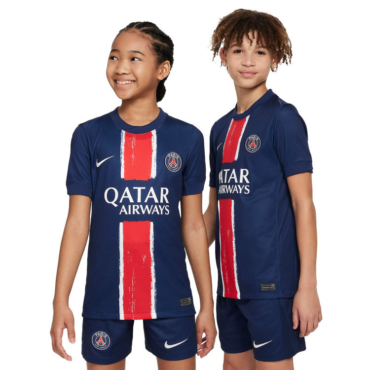 Jersey Nike Kids PSG 2024-2025 Home Midnight Navy-White - Fútbol
