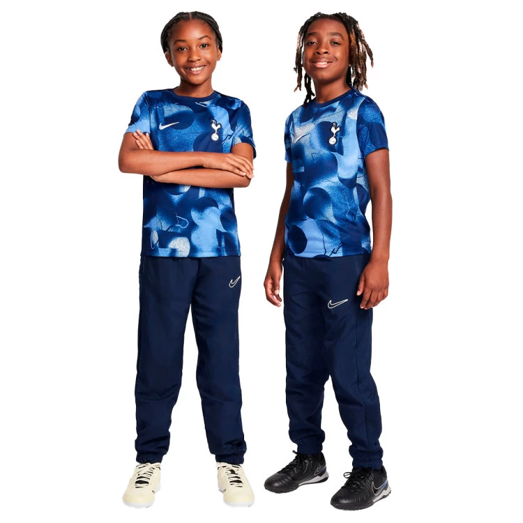 camiseta-nike-tottenham-pre-match-2024-2025-nino-binary-blue-4