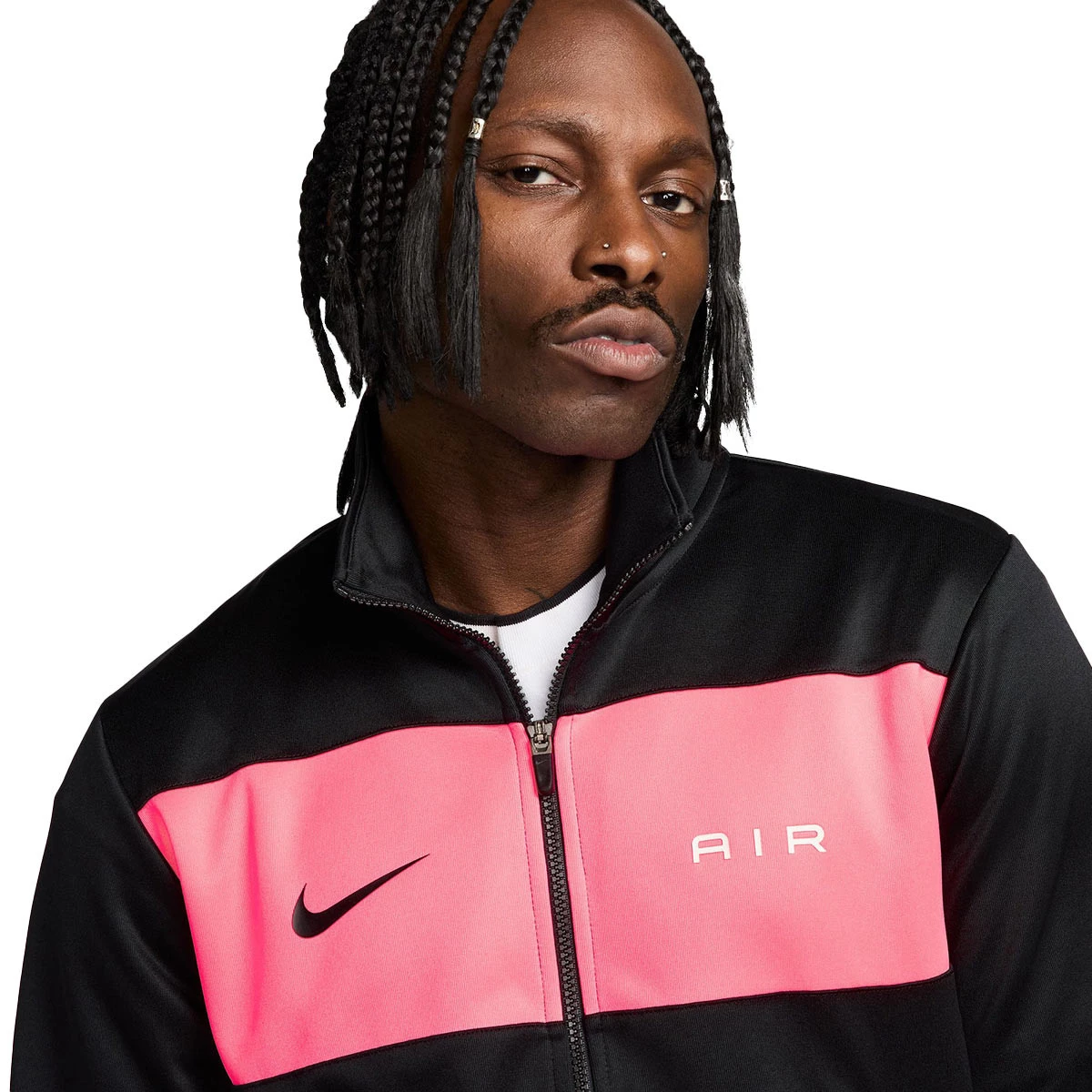 Nike black and pink jacket outlet