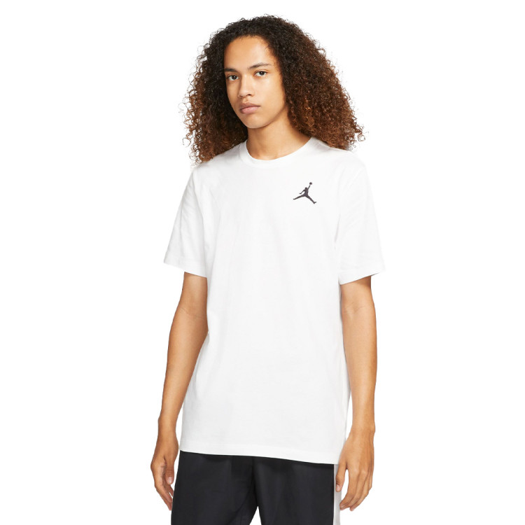 T-Shirt Jordan Jumpman Crew White-Black - Fútbol Emotion