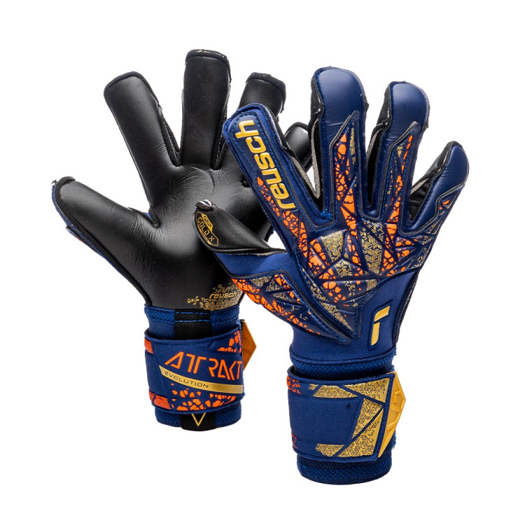 Reusch Attrakt Freegel Gold X Evolution - Blanco/Negro - Guantes De Portero Para Hombre | Pro