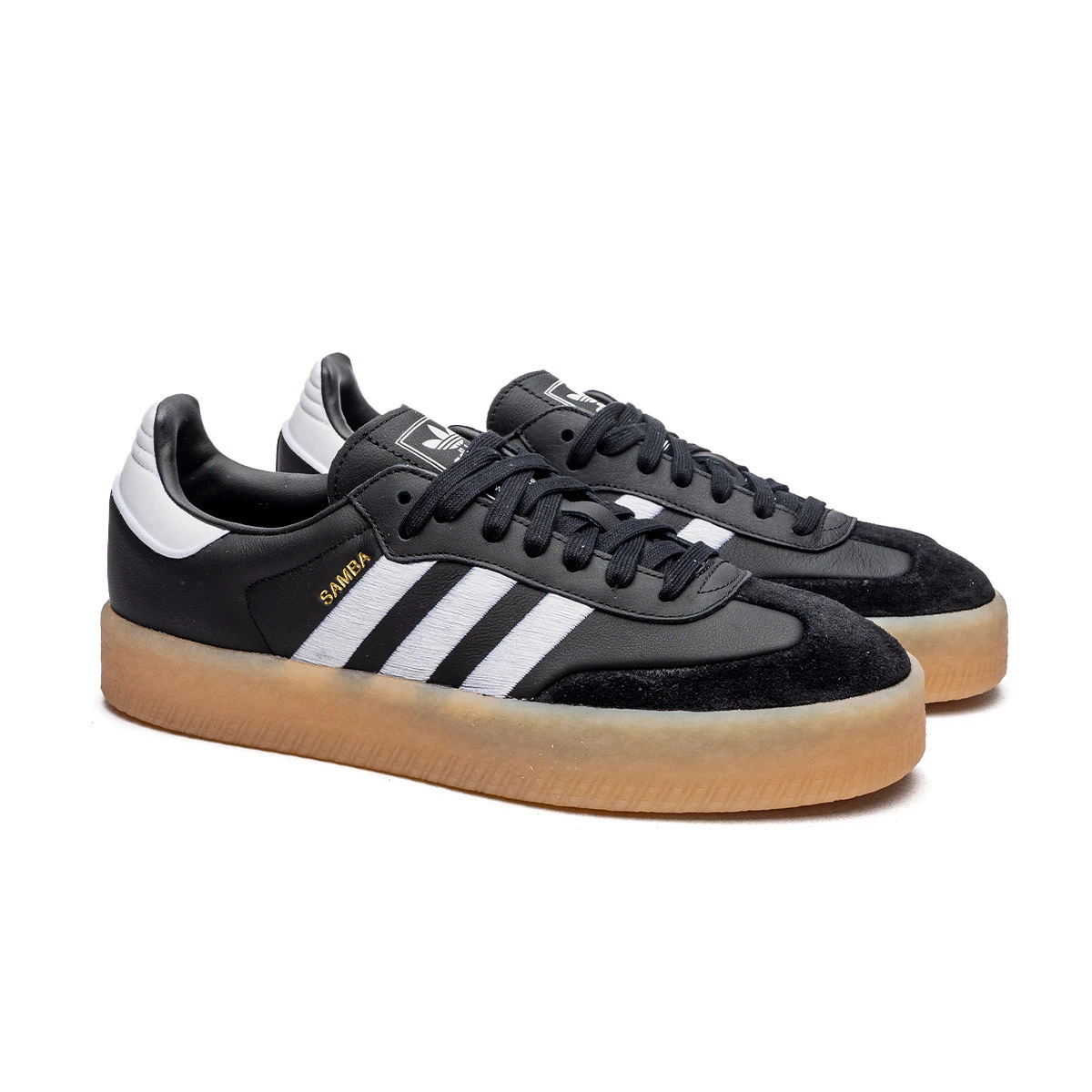 Sneaker adidas Frau Sambae WeiB Wolfsgrau Futbol Emotion