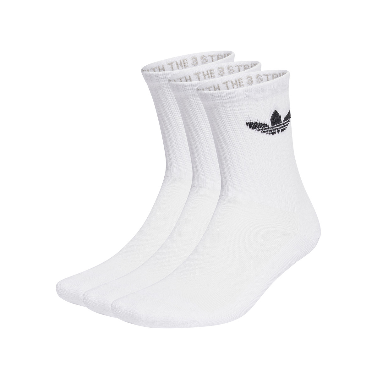 Chaussettes adidas Cushioned 3 Paires White Black Sail Total