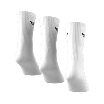 adidas Trefoil Crew Cushioned Socks (3 Pack) White — foto 3