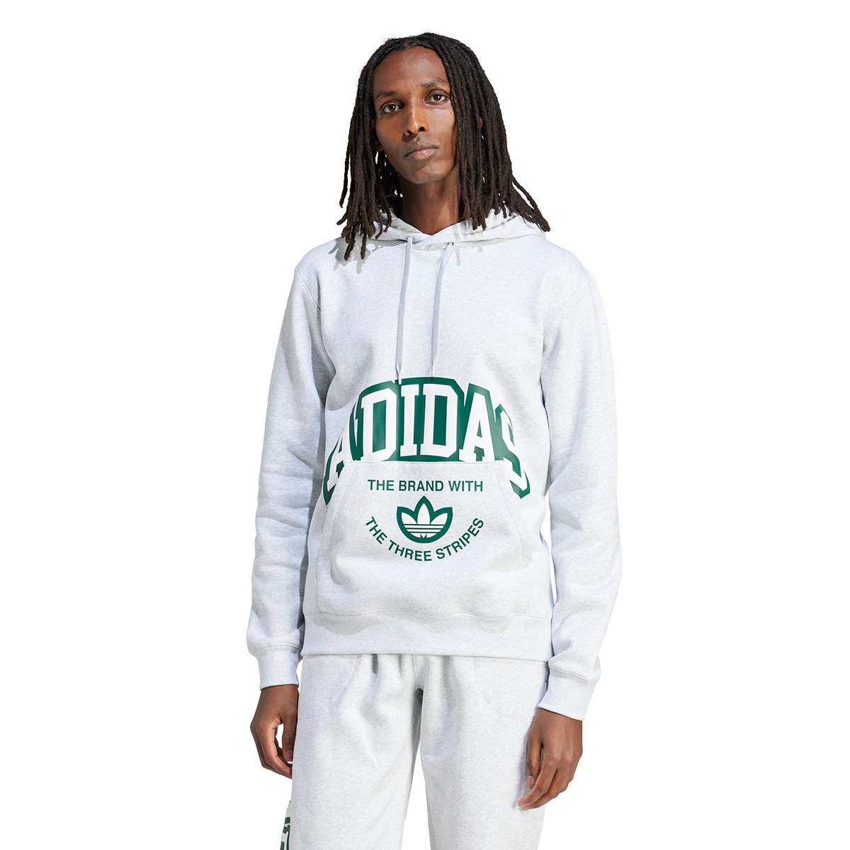 Sweatshirt adidas Graphics Hellgrau meliert Futbol Emotion