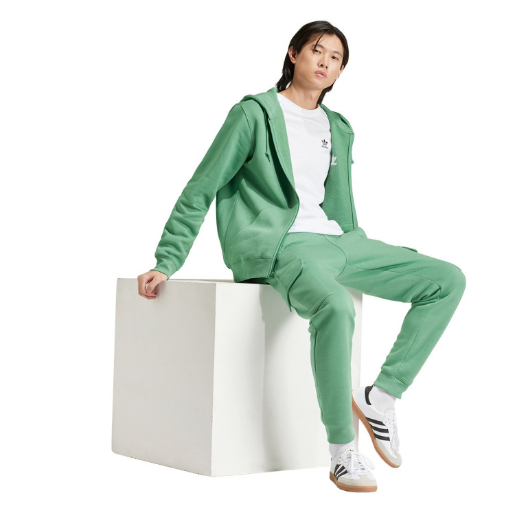sudadera-adidas-trefoil-essentials-preloved-green-white-4