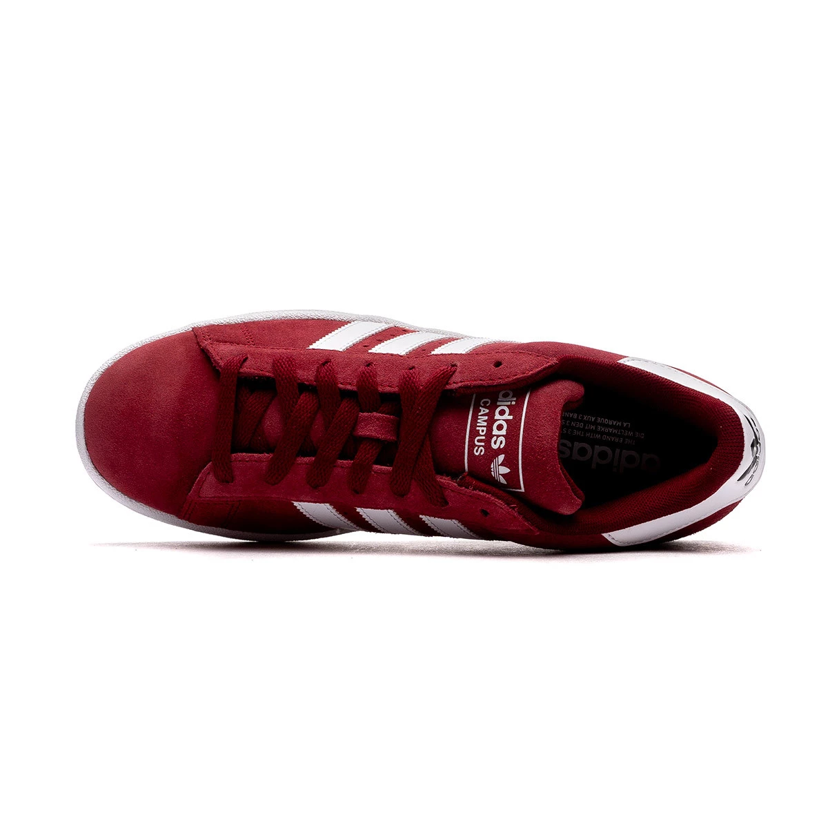 Sneaker adidas Campus 2 Collegiate Burgundy White Core Schwarz Futbol Emotion