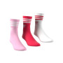Adicolor (3 Pares)-Pink-Active Pink-White