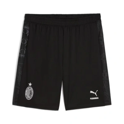 Calções AC Milan Quarto Equipamento x Pleasures 2023-2024
