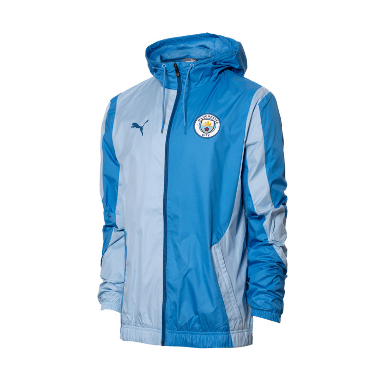 Jacket Puma Manchester City Pre-Match 2023-2024 Regal Blue-Silver Sky ...