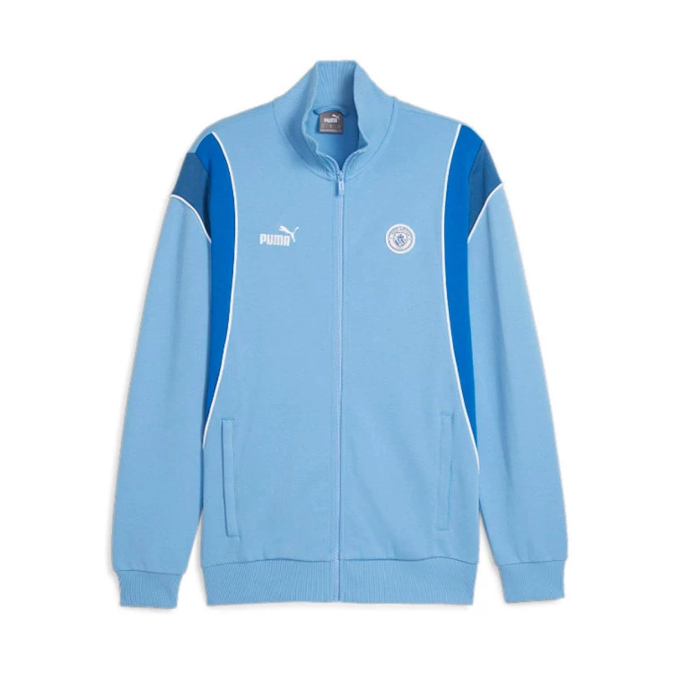 Chaqueta Puma Manchester City Fanswear 2023 2024 Nino Team Light Blue Racing Blue Futbol Emotion