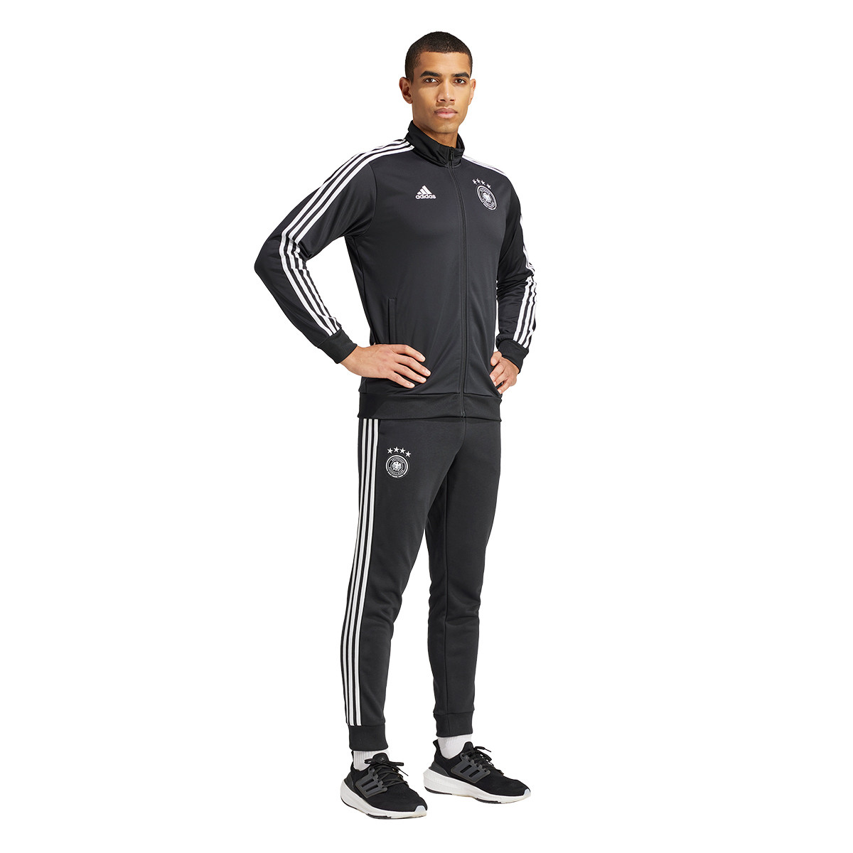 Jakna adidas Alemania Fanswear Eurocopa 2024 Crno Fútbol Emotion