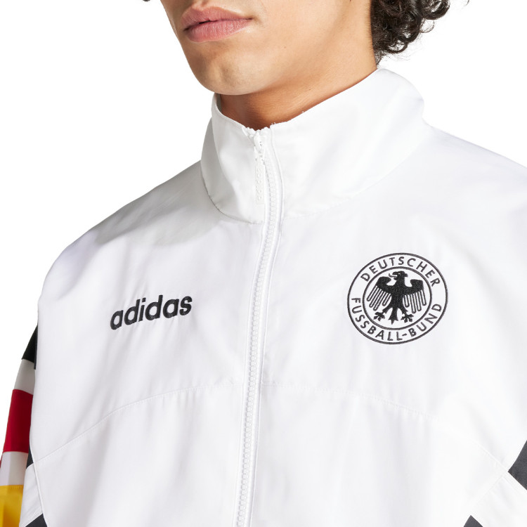 Jacket adidas Germany Fanswear Retro Eurocopa 2024 WhiteBlack Fútbol