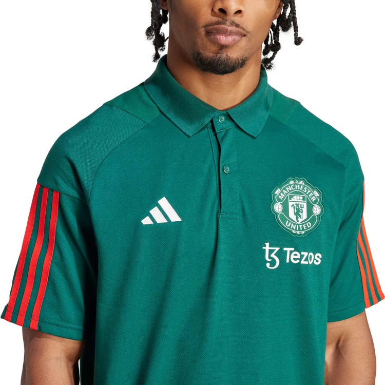 Polo shirt adidas Manchester United Training 20232024 Greective Red