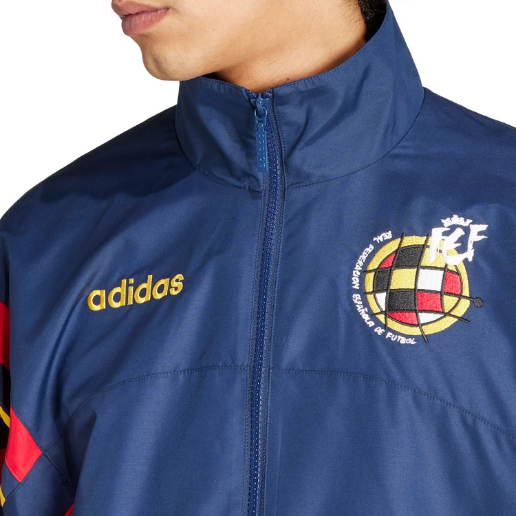 Jacket adidas Spain Fanswear Retro Eurocopa 2024 Night Indigo Fútbol