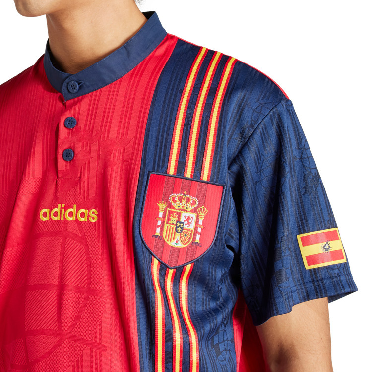 camiseta-adidas-espana-fanswear-retro-eurocopa-2024-bold-red-4