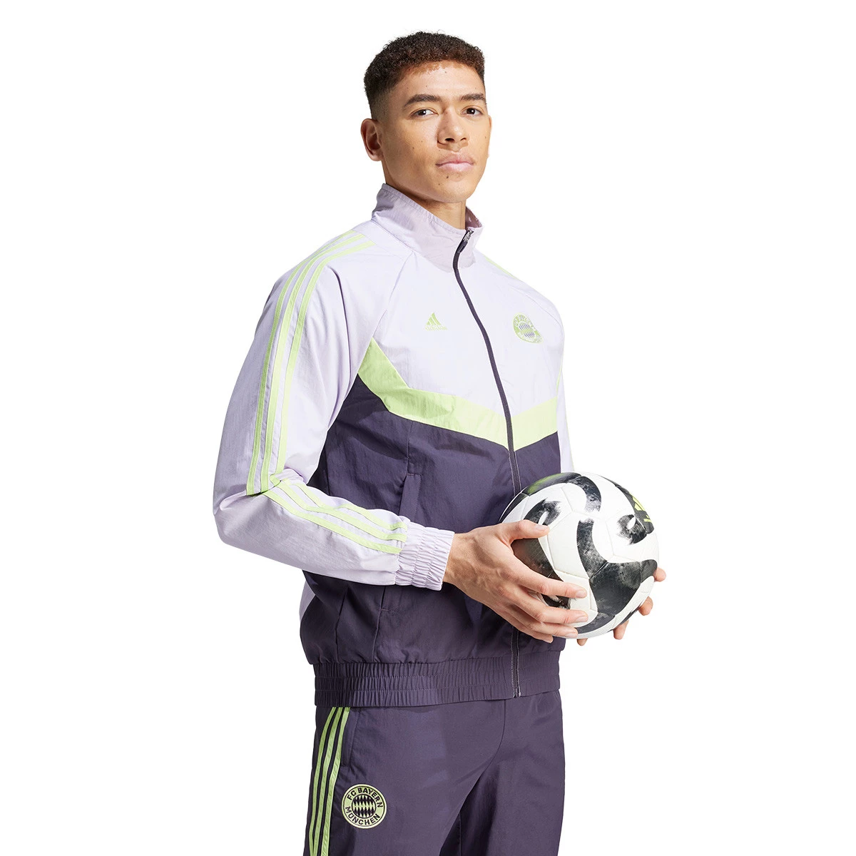 Jacket adidas FC Bayern Fanswear 2023 2024 Grey Futbol Emotion