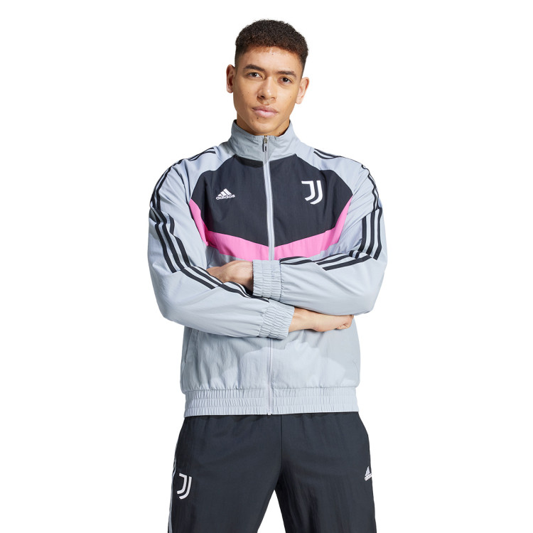 adidas Juventus ユヴェントス　ジャージセット 上下M 黒/ピンク adidas Juventus ユヴェントス ジャージセット 上下M 黒/ピンク