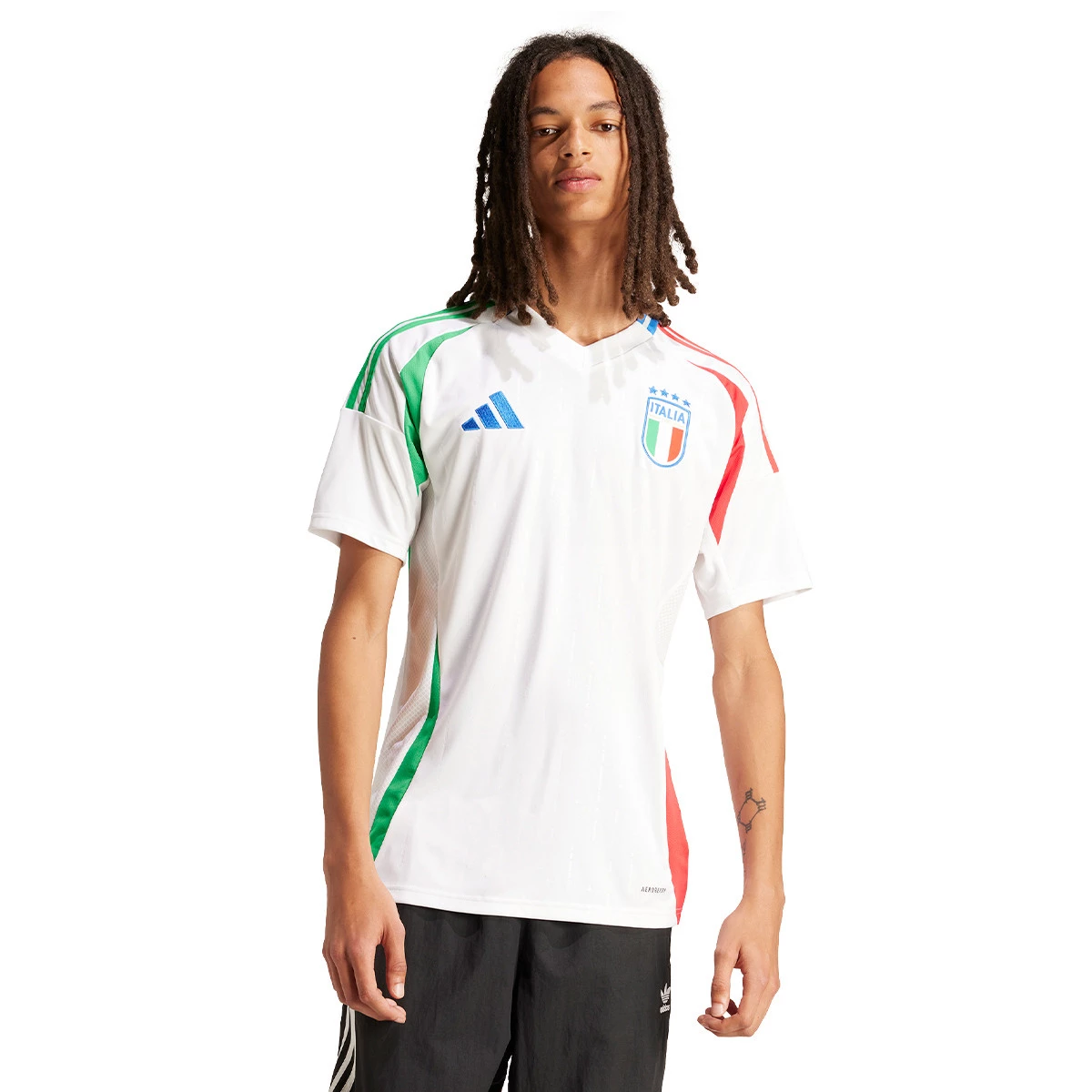 Maglia adidas bianca e verde outlet