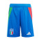 Pantaloncini adidas Italia seconda divisa Euro 2024 per bambini