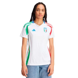 Camiseta Italia Segunda Equipación Eurocopa 2024 Mujer White