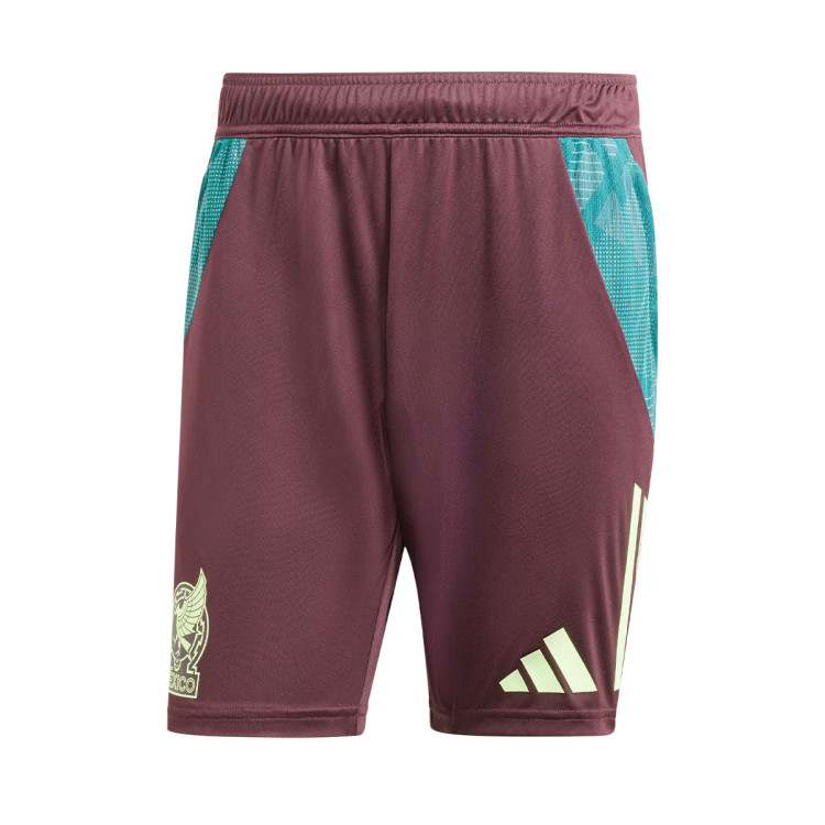 pantalon-corto-adidas-mexico-training-copa-america-2024-dark-burgundy-green-spark-0