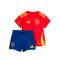 Conjunto adidas Espanha Primeiro Equipamento Eurocopa 2024 Bebé