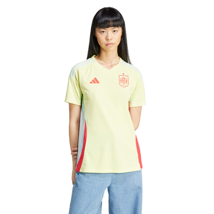 camiseta-adidas-espana-segunda-equipacion-eurocopa-2024-mujer-pulse-yellow-halo-mint-1