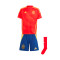 Conjunto adidas Espanha Primeiro Equipamento Eurocopa 2024 Criança