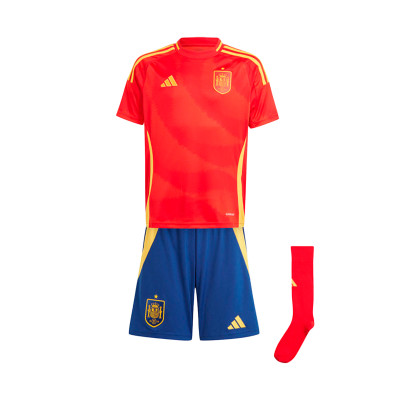Conjunto Espanha Primeiro Equipamento Eurocopa 2024 Criança