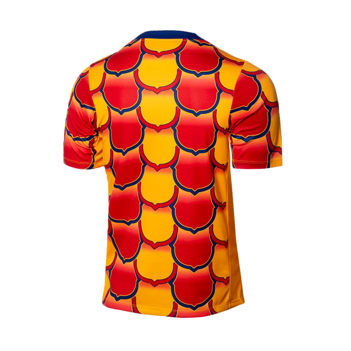 Jersey Nike FC Barcelona Pre Match 2023 2024 University Gold University Red Midnight Navy Futbol Emotion
