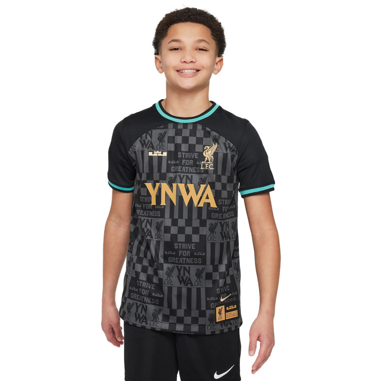 Black and gold nike soccer jersey deals