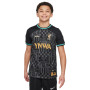Liverpool FC Fanswear 2023-2024 Niño-Zwart gewassen groenblauw-echt goud