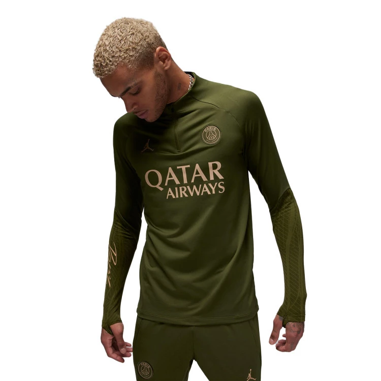 Sweatshirt Nike PSG Training 2023 2024 Rough Green Rough Green Dark Obsidian Hemp Futbol Emotion